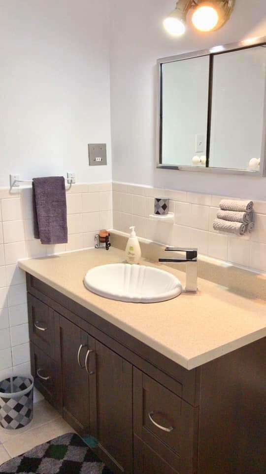 Appartement studio salle de bain Chicoutimi